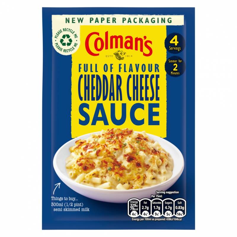 Colman's Cheddar Sauce Mix - Épicerie Anglaise - Candy Dukes