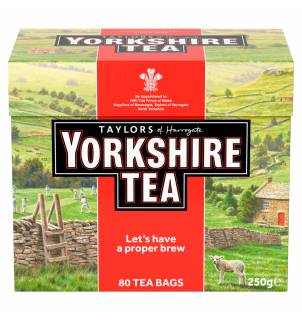Taylor Of Harrogate Yorkshire thé noir 80 sachets
